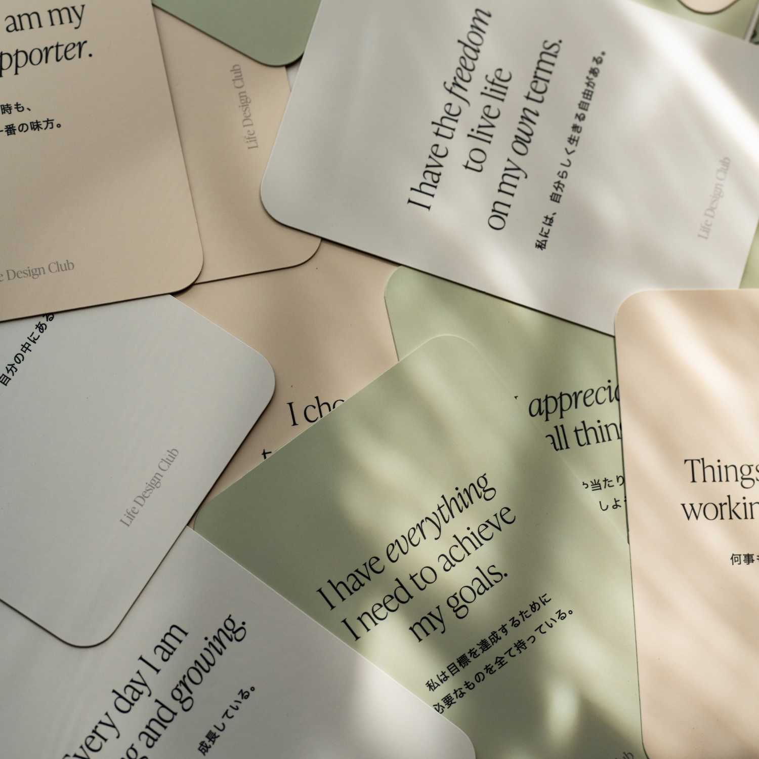 アファメーションカード『Life Design Affirmations』
