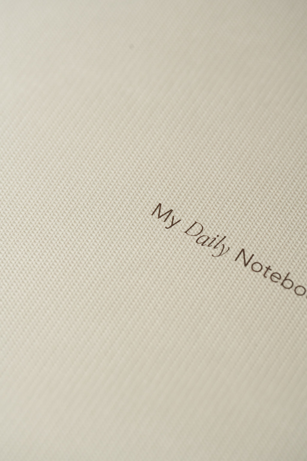 My Daily Notebook｜自分の人生をデザインするためのデイリーノート
