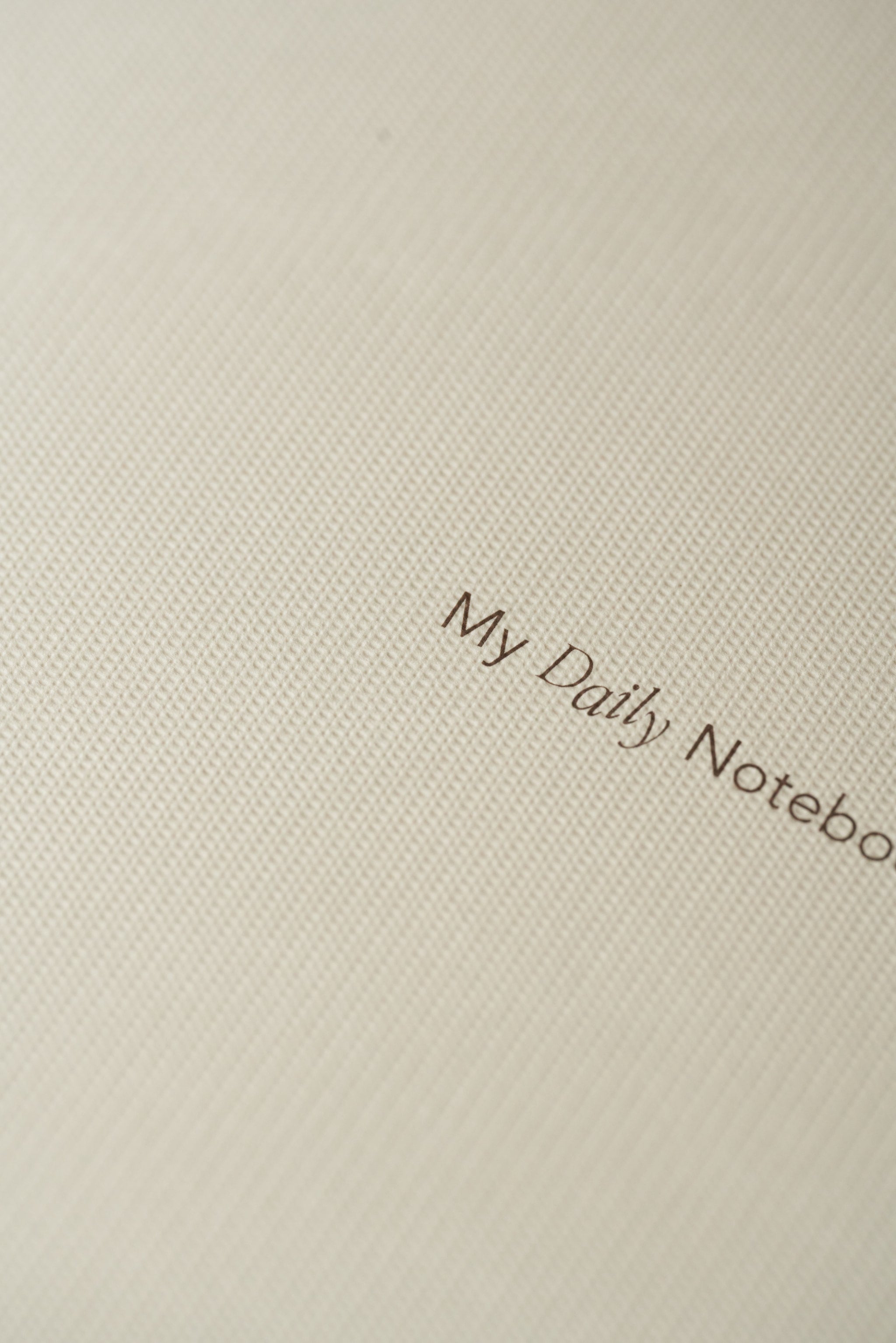 My Daily Notebook｜自分の人生をデザインするためのデイリーノート